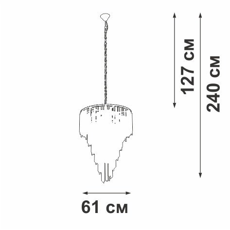 Подвесная люстра  V5893-9/10