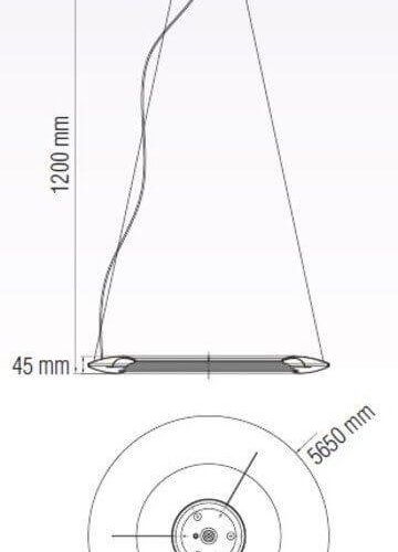 Подвесной светодиодный светильник Horoz Concept-41 розовый 019-010-0041