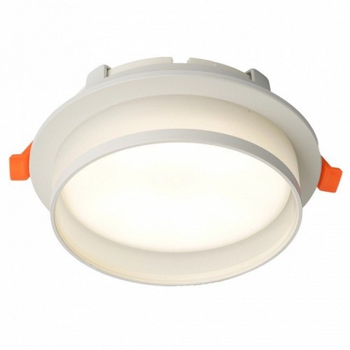 Светильник встраиваемый Feron DL700  потолочный GX70 белый круг 51093