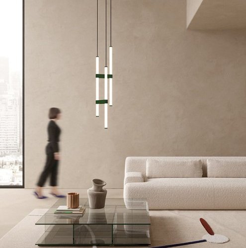 Подвесной светильник Paralela Paralela Vertical 6 black