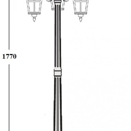 Наземный фонарь Oasis Light PORTO 86108B Gb
