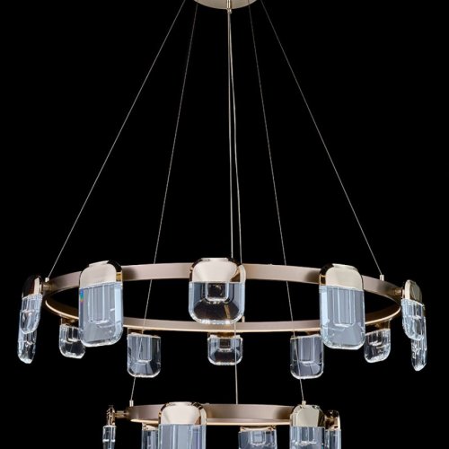 Подвесная люстра Natali LE7771/12+6 Gold