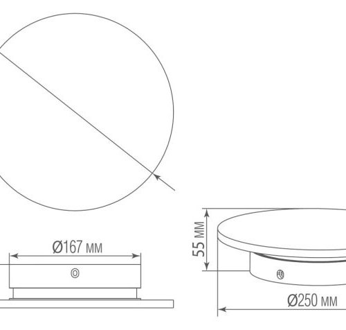 Настенный светильник Eclipse DL257G