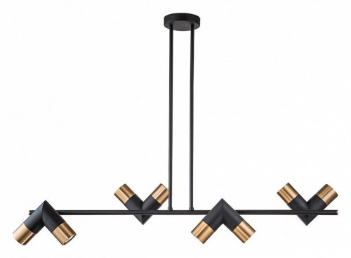 Люстра на штанге Indigo Doppio 11036/8R Black Люстра на штанге Indigo Doppio 11036/8R Black