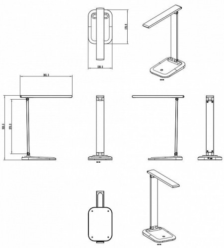 Настольная лампа Arte Lamp London A5124LT-1BK