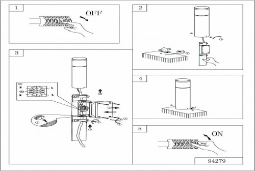 Уличный светильник Eglo Basalgo 1 94279 Уличный светильник Eglo Basalgo 1 94279