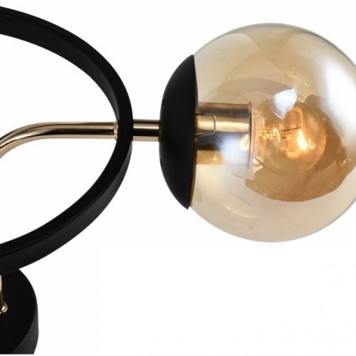 Потолочная люстра Reluce 01344-0.3-03 BK+FGD Потолочная люстра Reluce 01344-0.3-03 BK+FGD