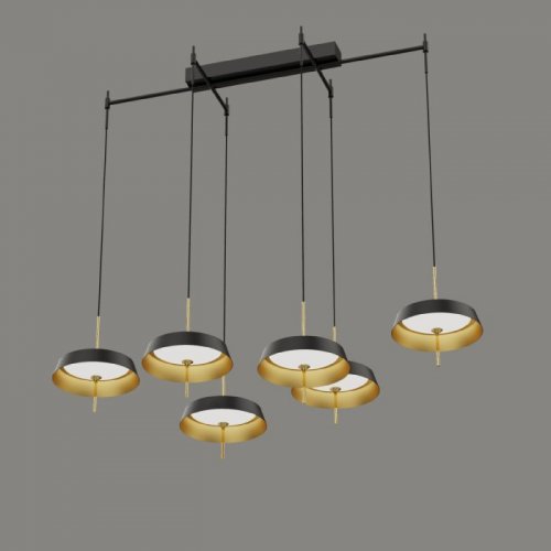 Подвесной светильник DeLight Collection MD18001061 MD18001061-6B black/gold Подвесной светильник DeLight Collection MD18001061 MD18001061-6B black/gold