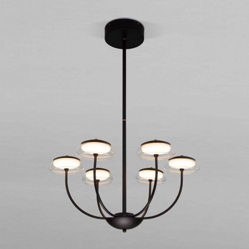 Подвесная светодиодная люстра Eurosvet Fungo 50388 LED черный Подвесная светодиодная люстра Eurosvet Fungo 50388 LED черный