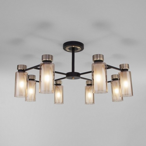 Потолочная люстра Eurosvet Amado 70115/8 черный Потолочная люстра Eurosvet Amado 70115/8 черный