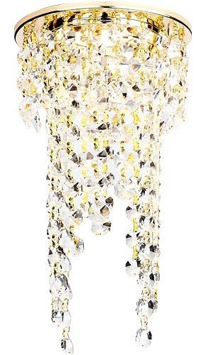 Встраиваемый светильник Ambrella light Crystal K2071 G/CL Встраиваемый светильник Ambrella light Crystal K2071 G/CL