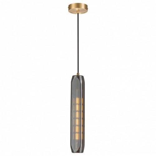 Подвесной светильник Belfast Gibson 6133-1 BR GR Подвесной светильник Belfast Gibson 6133-1 BR GR