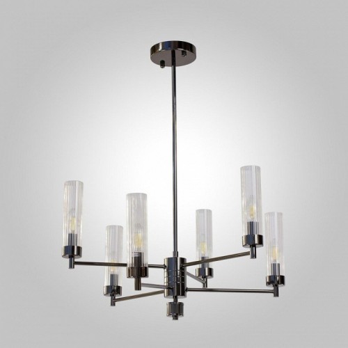 Люстра на штанге AM-Group INDIGO INDIGO SP6 PEARL BLACK