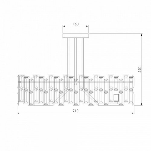 Потолочная люстра Bogates Zolletta 339/8 Strotskis Smart