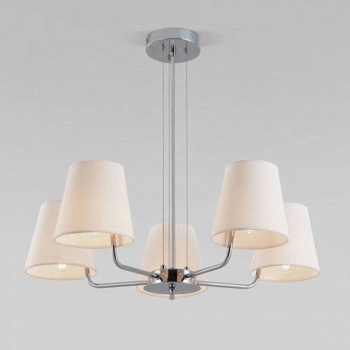 Подвесная люстра Eurosvet Amaretto 60155/5 хром Подвесная люстра Eurosvet Amaretto 60155/5 хром