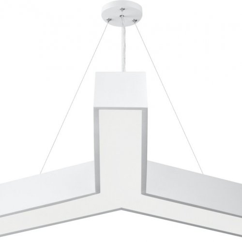 Подвесной светодиодный светильник Geometria ЭРА Igrek SPO-143-W-40K-056 56Вт 4000К белый Б0050570