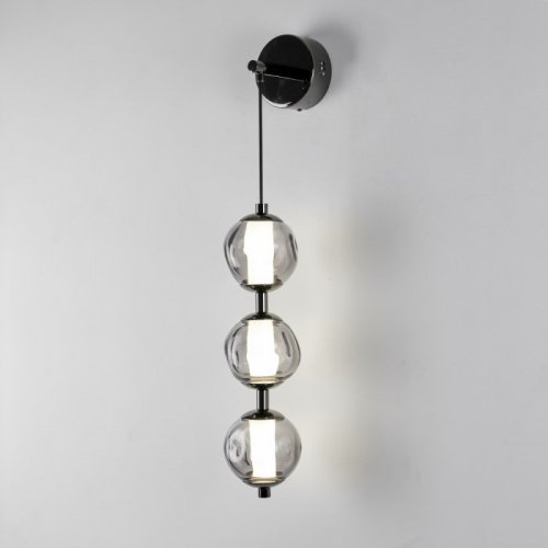 Бра OD2437 OB2437 pearl black/smoke