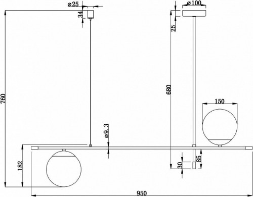 Подвесной светильник Maytoni Nostalgia MOD048PL-02G Подвесной светильник Maytoni Nostalgia MOD048PL-02G