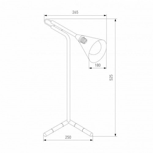 Интерьерная настольная лампа Eurosvet Enigma 01186/1 черный Интерьерная настольная лампа Eurosvet Enigma 01186/1 черный