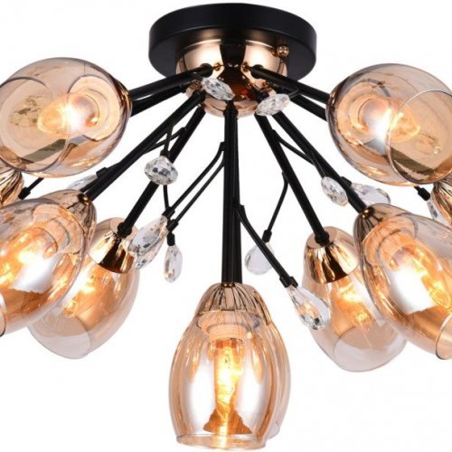 Потолочная люстра Illumico IL1284-10CPA-29 BK GD