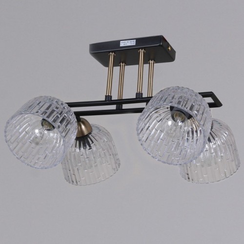 Люстра на штанге ILLUMICO  IL0794-4CSQ-25BKAB ELITE