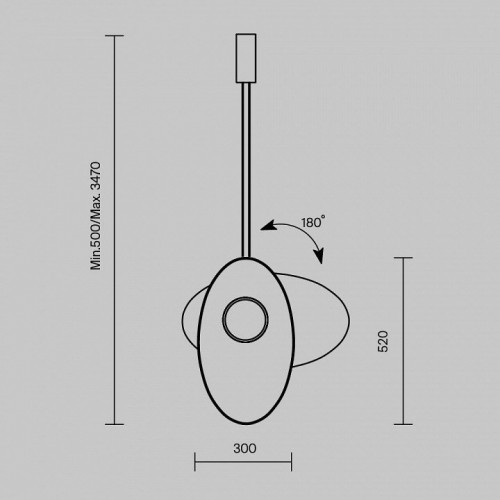 Подвесной светильник Maytoni Evolution MOD396PL-L10BL3K Подвесной светильник Maytoni Evolution MOD396PL-L10BL3K