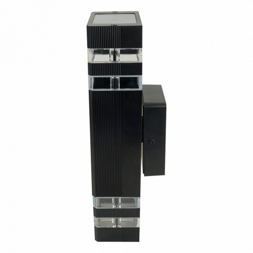 Светильник садово-парковый  Feron.ONE DH0807-P, на стену вверх/вниз,  2*GU10 220-240V, черный пластик 51539