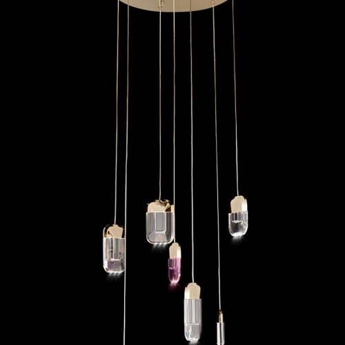 Подвесная люстра Natali LE7771/7 Gold