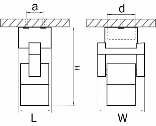 Накладной светильник Lightstar Illumo 051047-IP65 Накладной светильник Lightstar Illumo 051047-IP65