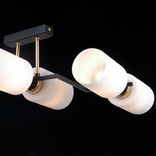 Потолочный светильник ILLUMICO IL0809-6ASQ-25 BK AB NAPLES Потолочный светильник ILLUMICO IL0809-6ASQ-25 BK AB NAPLES