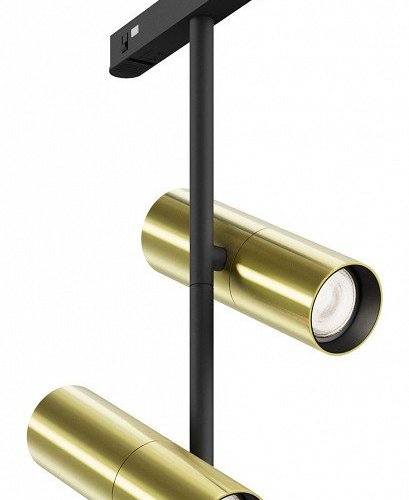 Трековый светильник Maytoni Elti Duo TR005-2-2X12W4K-BBS Трековый светильник Maytoni Elti Duo TR005-2-2X12W4K-BBS