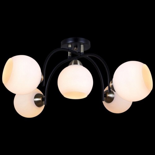 Потолочная люстра Illumico IL0250-5CSQ-79 BK AB Потолочная люстра Illumico IL0250-5CSQ-79 BK AB