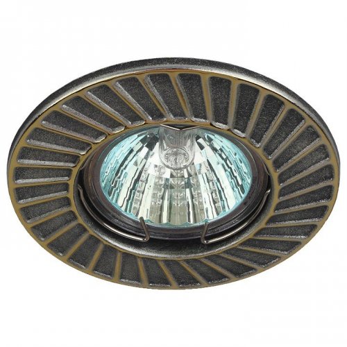 Встраиваемый светильник ЭРА Штампованный ST6 GD/SS