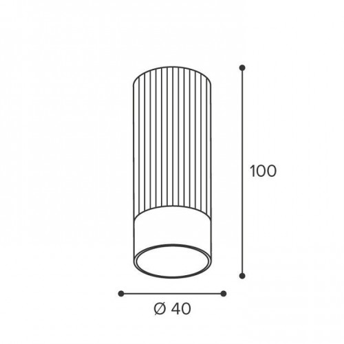 Накладной светильник Wolta Shell WSL-MR11/16BG