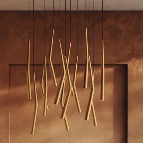 Подвесная люстра Mantra Boomerang 9392+9245 (14L)