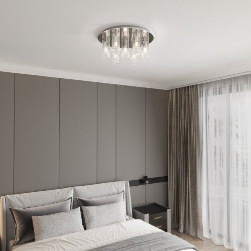 Потолочная люстра Eurosvet Merge 502111/7 хром Потолочная люстра Eurosvet Merge 502111/7 хром