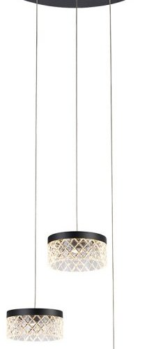 Подвесной светильник Diamond cut MD21020075-3A matt black