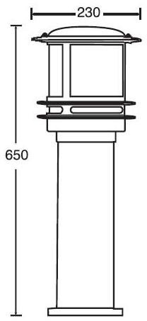 Наземный фонарь Oasis_Light TOKIO 68330 Bl opal Наземный фонарь Oasis_Light TOKIO 68330 Bl opal
