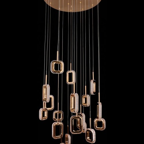 Подвесная люстра Theona LE7701/19 Gold