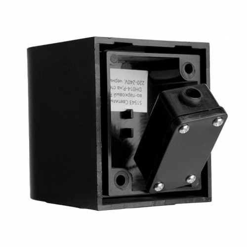 Светильник садово-парковый Feron.ONE DH014-P,на стену, GU10 220-240V, черный пластик 51543