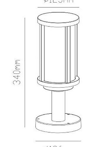 Наземный фонарь Arte Lamp Toronto A1036FN-1BK Наземный фонарь Arte Lamp Toronto A1036FN-1BK