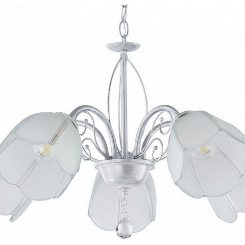 Подвесная люстра Amalfi-2656 332656/5 WT+SL Подвесная люстра Amalfi-2656 332656/5 WT+SL