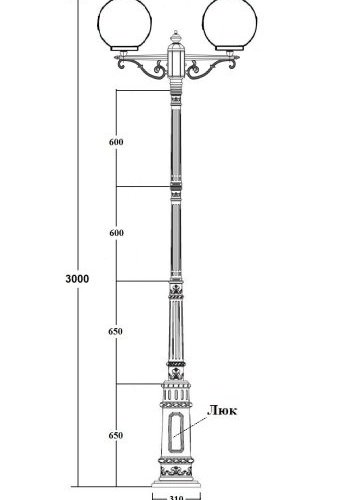 Наземный фонарь Globo Prism gold 88210PGA 02C Е7 Gb Наземный фонарь Globo Prism gold 88210PGA 02C Е7 Gb