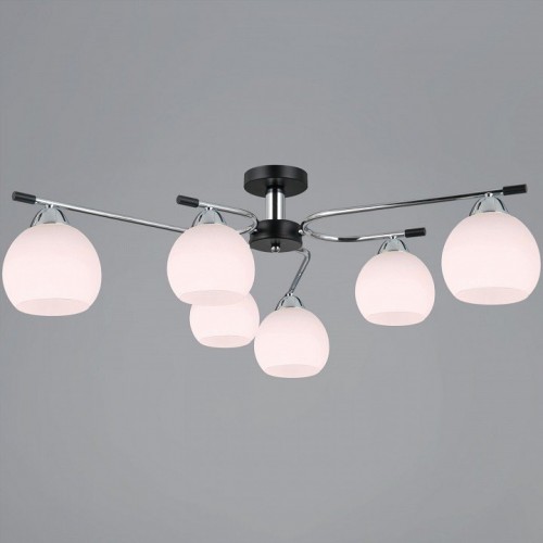 Потолочная люстра Illumico IL0638-6CSQ-24 CR BK LIBRA