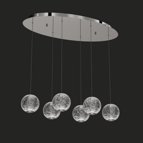 Подвесной светильник DeLight Collection Elliot Diamante MD20001012-6A chrome