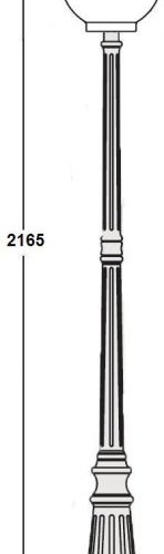 Наземный фонарь Globo Prism gold 88209PG Gb