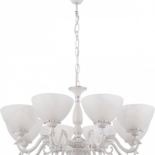 Подвесная люстра AM340518 340518/8 WT+SL Подвесная люстра AM340518 340518/8 WT+SL