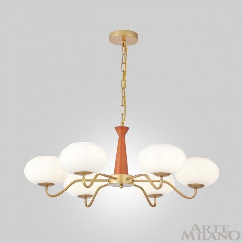 Подвесная люстра Arte Milano Napoli 310166/D780/6 BS/WD