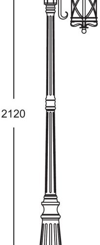 Наземный фонарь Oasis_Light LUCERNA 84809/18/PartA Bl Наземный фонарь Oasis_Light LUCERNA 84809/18/PartA Bl