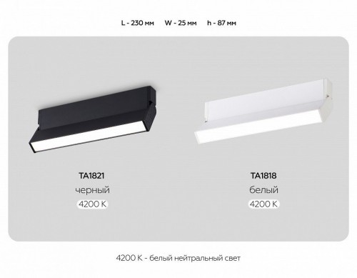 Настенно-потолочный светильник Ambrella light Techno Spot TA1818